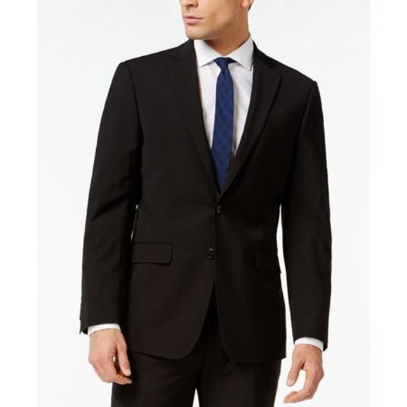 CALVIN KLEIN Men's Infinite Stretch Solid Slim-Fit Suit Jacket 40Short